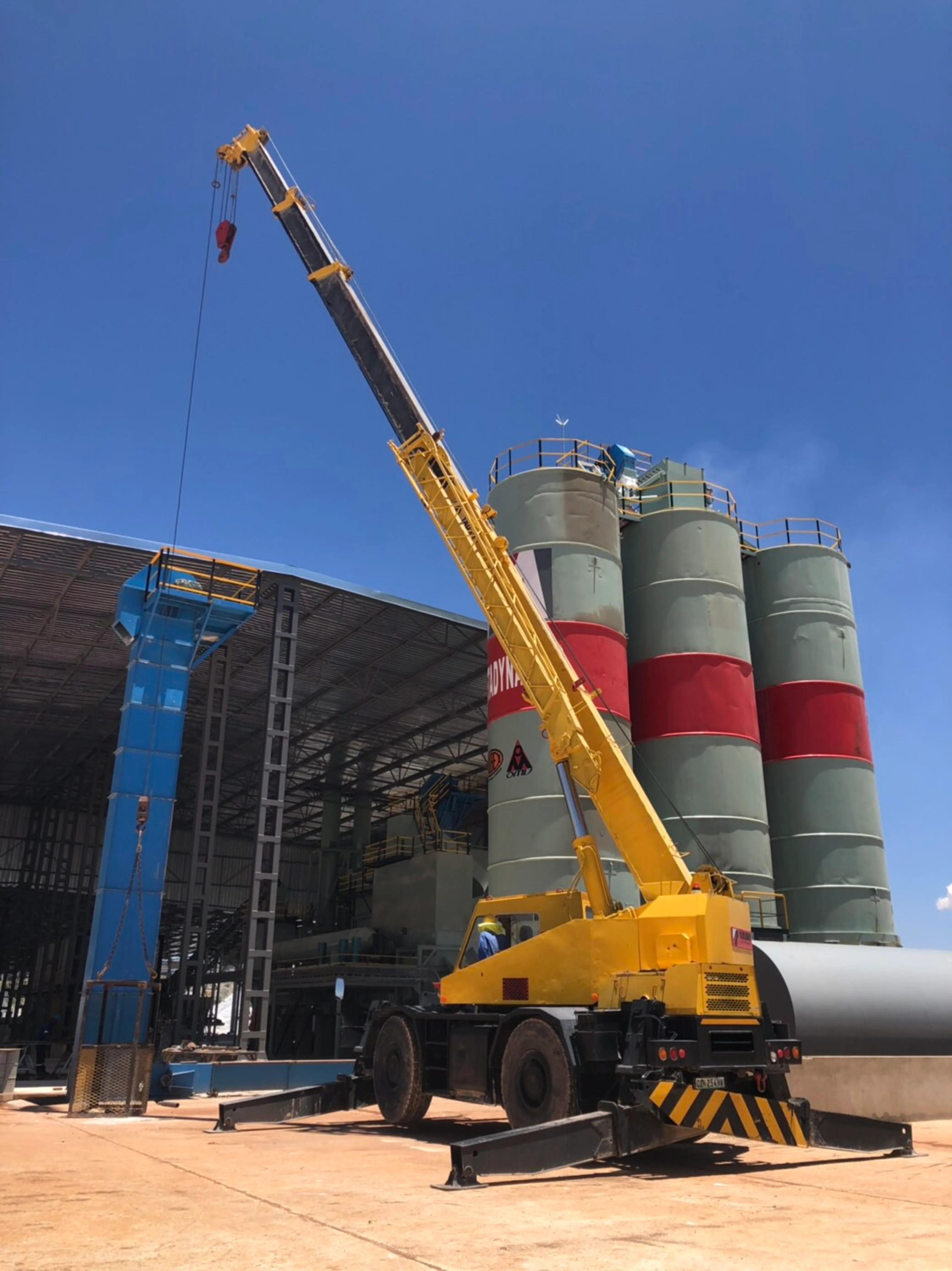 Overseas production line installation by YURUI